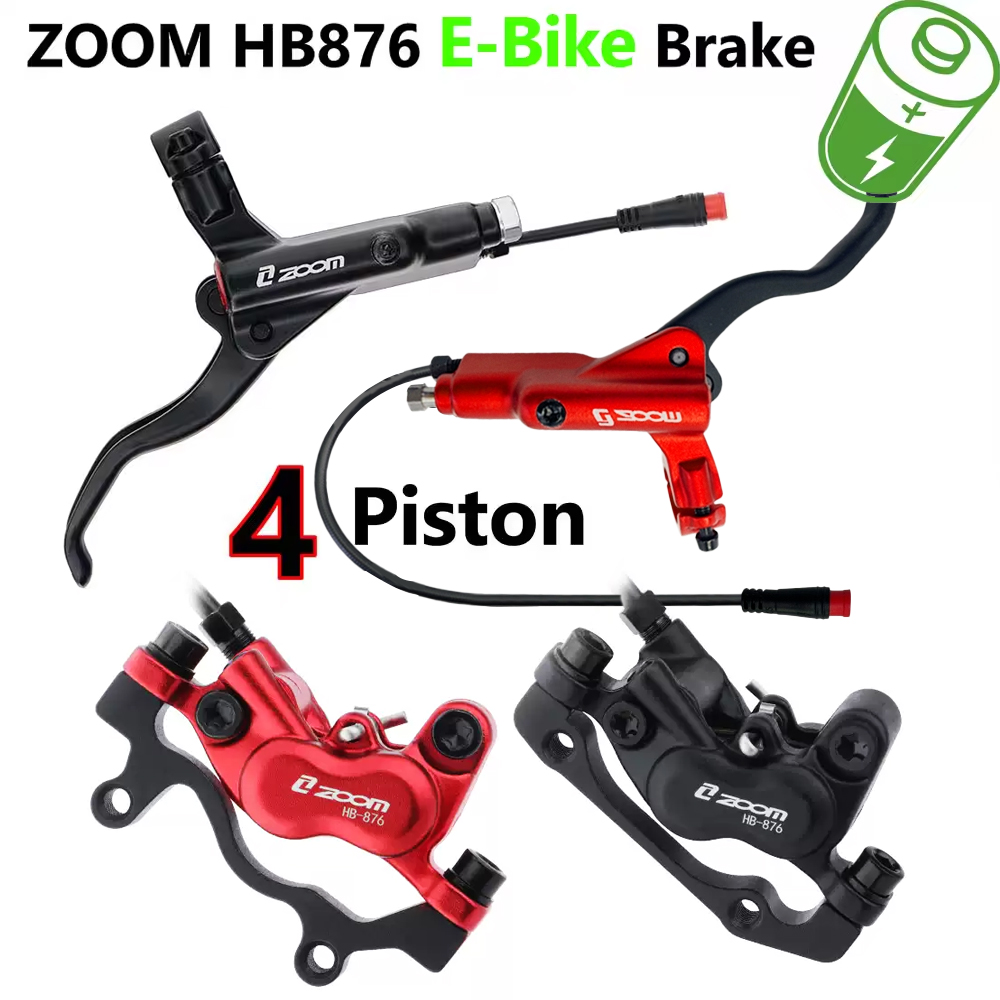 ZOOM HB-876E e-bike 4 pistons  - Zoom Hydraulic Brake 4 Piston E-Scooter avis et prix